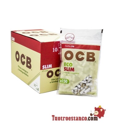 Filtri OCB organici 6mm 10 sacchetti da 150 filtri