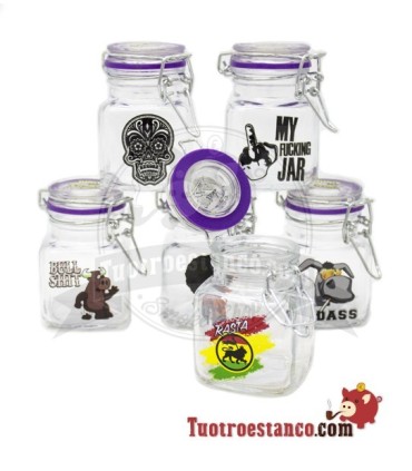 Bote de cristal hermetico Juicy 80 ml