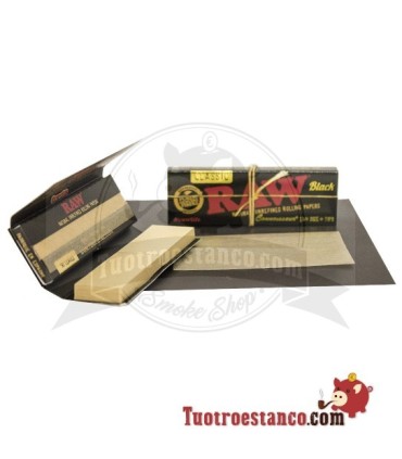 Raw Black Edition 1 1/4 78mm Papier + Karton Filter