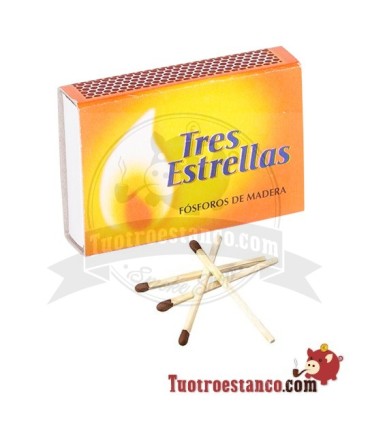 Madeira fósforo Três estrelas 1 unidade