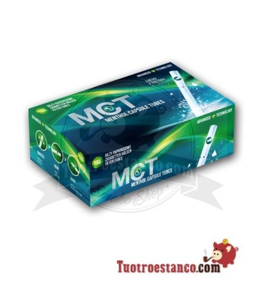 Tubi MCT Menthol con capsula 1 scatola da 100 unità