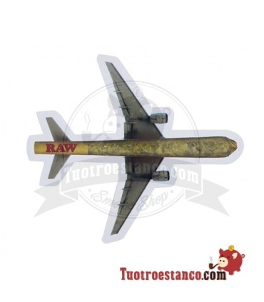 Raw Flugzeug-Aufkleber