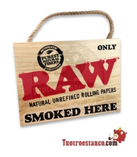 Poster de madeira Raw 30.5x22.5 cm