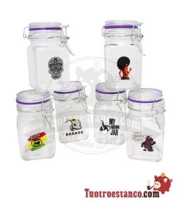 Airtight glass jar juicy 280 ml