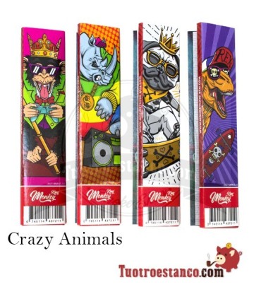 Carta king size slim da 110 mm Monkey sottile