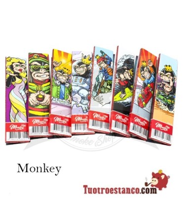 110mm King Size Slim Monkey Paper