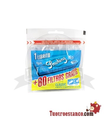 Filters Smoking Slim 6mm 60 filters + booklet