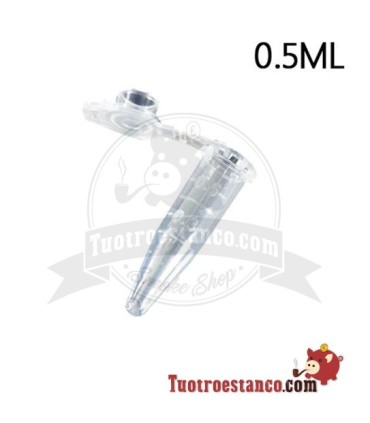 Plastic container for 0.5 ml resins