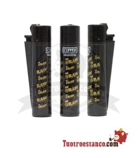 Clipper Raw Black Logos