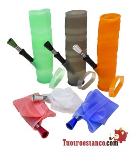 Bong Tube de Silicone pliable 20cm