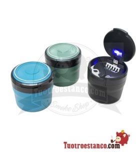 Kompakter LED-Autoaschenbecher