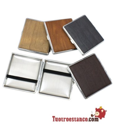 Portasigari Champ Metálica Wood 20 cig