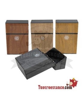 Housse à cigarette Champ Plastic Wood 20 cig