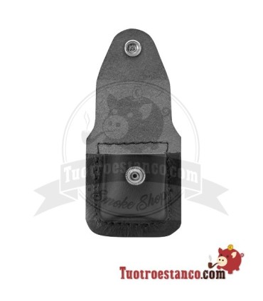 Funda de piel Zippo Black