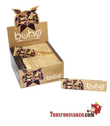 110mm King Size Slim Brown Buho Case de Papel - 50 livretos