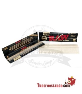 Raw Black Edition King Size Paper 32 folhas - 50 livretos