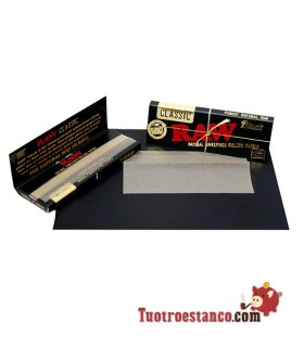 Black Edition 1 1/4 78 mm raw Papier - 24 livrets