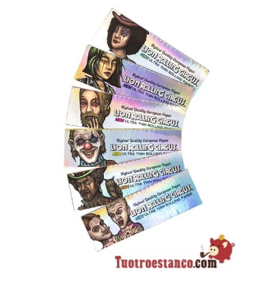 Papel Lion Rolling Circus Prata 78 mm