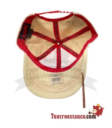 RAW de casquette marron