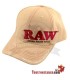 RAW de casquette marron