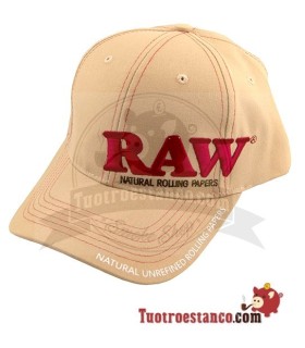 RAW de casquette marron