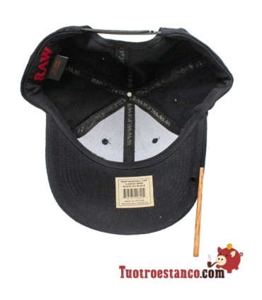Casquette tout noir RAW