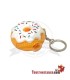 Chaveiro de Silicone Donuts 2,5 cm