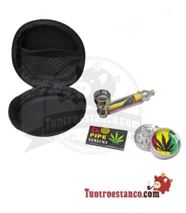 Tubo di vetro con custodia protettiva + griglie + smerigliatrice