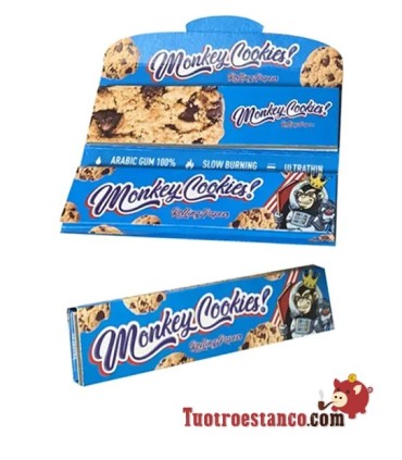 Monkey Smell King Size Carta Biscotti 110 mm + Filtri