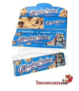 Astuccio in Carta Monkey Biscotti King Size 110 mm + Filtri - 24 libretti