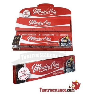 Monkey Smell King Size Red Cola Paper Case 110mm + Filters - 24