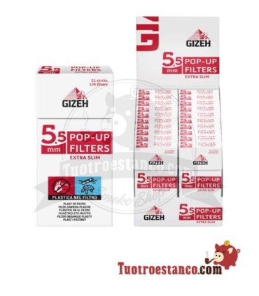 Estuche de Filtros Gizeh 5,5 mm - 20 cajitas