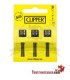 Lot de 3 silex de rechange pour clipper