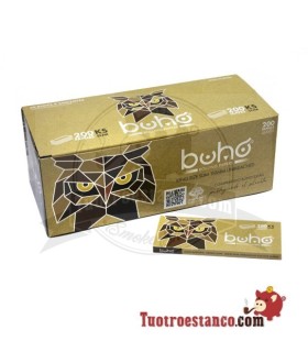 Estuche de Papel Buho marrón King Size Slim 200 - 40 libritos