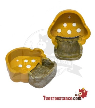 Pilz-Aschenbecher aus Polyresin