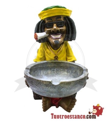 Giant Rasta Polyresin Ashtray