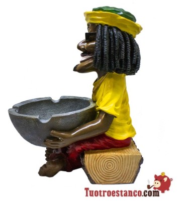 Cenicero Poliresina Rasta Gigante