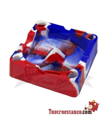 Cinzeiro de Silicone com Compartimentos