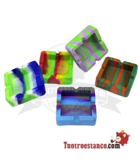 Square Silicone Ashtray