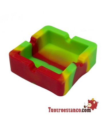 Square Silicone Ashtray