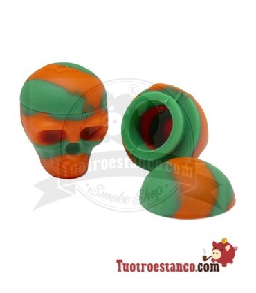 Récipient en silicone pour résine de crâne