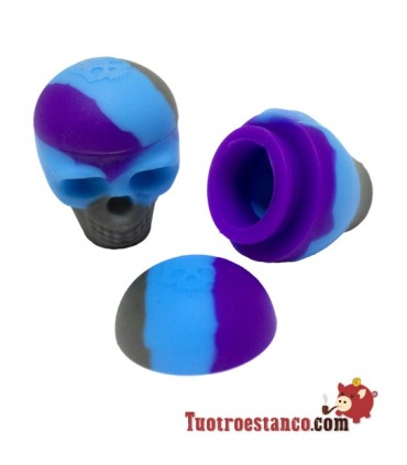 Recipiente de silicone para resina de crânio