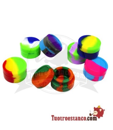 Contenitore in silicone colorato da 5 ml