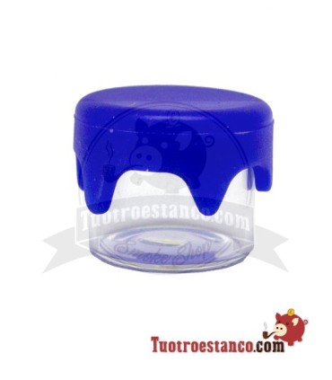 Mini bocal en verre avec bouchon en silicone 3 ml