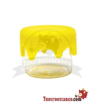 Mini bocal en verre avec bouchon en silicone 3 ml
