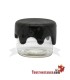Mini bocal en verre avec bouchon en silicone 3 ml