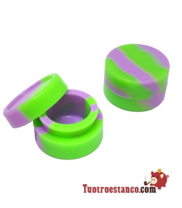 Recipiente de silicone colorido de 5 ml