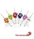 Dabber decorato in silicone da 12 cm