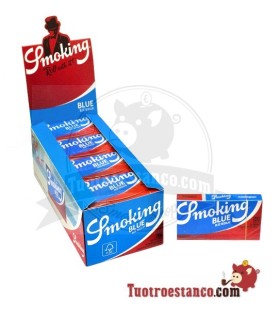 Papel Smoking Azul 200 de 70 mm, 20 libritos