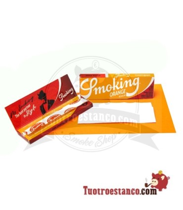 Papel Smoking Laranja No. 8 70 mm